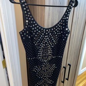 Bebe Rhinestone dress